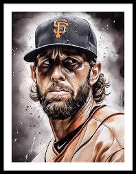 Madison Bumgarner Framed Art Prints for Sale