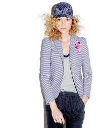 Puff Sleeve Blazer In Seersucker J Crew Outfits Feminine Jackets J Crew Style