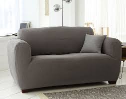 Housse extensible de fauteuil et canapé noir anthracite. Housse Fauteuil Et Canape Extensible Universelle Becquet
