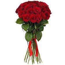 Le più belle foto di rose disponibili online. Mazzo 25 Rose Rosse A Gambo Medio