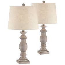 Product title 360 lighting farmhouse chic accent table lamps set of 2 beige washed linen drum shade for living room bedroom bedside nightstand average rating: Regency Hill Traditional Table Lamps Set Of 2 Beige Washed Fabric Tapered Drum Shade For Living Room Bedroom Nightstand Family Walmart Com Walmart Com