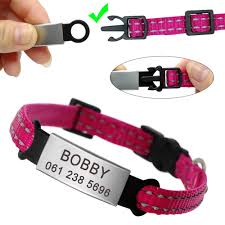 Even the best indoor kitties can accidentally find their way outside, and an id tag is one way to get them home safely and quickly. Custom Personalized Pet Id Tag For Dog And Cat Collars Dog Has A Plan For You Pet Supplies Tags Charms
