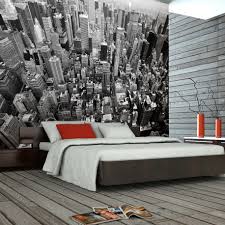 Papier peint paillettes uni gris escapade d ugepa. Papier Peint Etats Unis New York Noir Et Blanc Beaux Meubles Pas Chers
