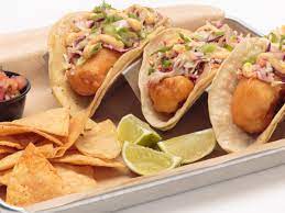 Place fish, lettuce, salsa, guacamole, sour cream, lime and hot sauce in separate small bowls, each with its own serving spoon. House Specialties Oggi S Sports Brewhouse Pizza