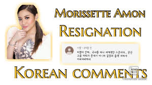 We Read Korean Comments On Morissette Amon Resignation Youtube