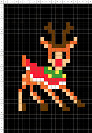 Facile materiel dans la description fait main modele dessin pixel dessin pixel facile pixel art à imprimer coloriage pixel art dessin simpson dessin noel. Rodolphe Renne De Noel Pixel Art