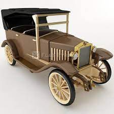 3d Model Wooden Antique Toy Car 24808 Wooden Toy Cars Wooden Toy Train Wooden Car