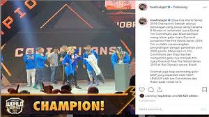O anúncio foi feito pela gar ena neste sábado (20) durante a cerimônia de abertura da final da segunda temporada da free fire pro league 2019. Corinthians Brazil Pemenang Free Fire World Series 2019 Login Dapatkan Skin Senjata Permanen Tribun Batam