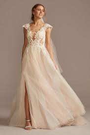 Wide choice of wedding apparel in your price range. Light Pink Blush Wedding Dresses David S Bridal