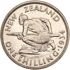 50 shilling = 1.602772 us dollar: Shilling 1934 Coin From New Zealand Online Coin Club