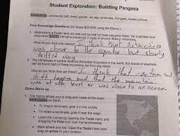 Use evidence from fossils, rocks, and glaciers to refine your map. Shobica Wadhwa On Twitter It Was A Fun Challenge For Students To Build The Super Continent Pangaea On Explorelearning Today Platetectonics Continents As Puzzles Https T Co 1pvw6vgvzk