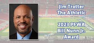 Jim Trotter 2023 Bill Nunn Jr. Award winner