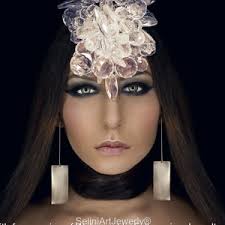 Bague longue en argent