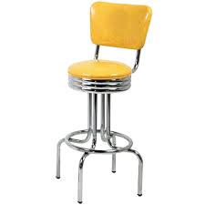Bar Stool High Back Scalloped Ring Retro Bar Stools Bar Stools Metal Bar Stools