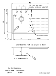 Building codes and guidelines are always full of exceptions and variations on a theme and the americans with disabilities act is no different. Ada Compliant Sinks With Drainboards Stainless Steel