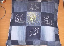 сумка из джинсов своими руками выкройки с пошаговым фото Divannaya Podushka Iz Staryh Dzhinsov Svoimi Rukami Podushki Divannye Podushki Diva