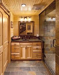 Every item on this page was curated by an elle decor editor. 50 Best Small Log Cabin Homes Interior Decor Ideas Rustic Cabin Bathroom Log Home Bathrooms Cabin Bathrooms
