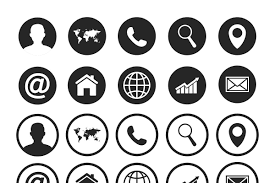 Contact Us Icons Web Icon Set Web Icons Icon Set Simple Web Design