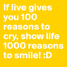 3 reasons to invest it in this pot stock today in a volatile market, picking the right growth stocks can make all the difference. If Live Gives You 100 Reasons To Cry Show Life 1000 Reasons To Smile D Post By Happynews On Boldomatic