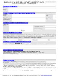 Em converterled basic nicd/nimh 50 v basic series. Emergency Lighting Certificate Fill Out And Sign Printable Pdf Template Signnow