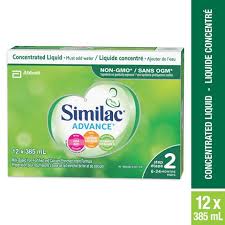 Similac Advance Step 2 Non Gmo Baby Formula Infant Formula Concentrated Liquid 6 24 Months 12x385 Milliliters Walmart Canada