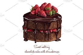 Dolce Vita Delicious Cakes Desserts Drawing Cake Illustration Yummy Cakes