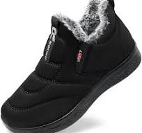 Warm Cotton Shoes Waterproof Snow Boots For Men & Women - Non-Slip Warm  Lace Up Cotton Shoes - Indoor Outdoor Winter Boots Warm Winter Boots