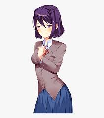 I finally redid the yuri sprites and got all of them completed, so now you can expect all of the sprites instead of just a select few! Doki Doki Literature Club Yuri Gif Hd Png Download Kindpng