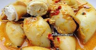 Kuliner lezat ini asli dari minang, padang, sumatra barat. Resep Kalio Cumi Khas Padang Enak Dimasak Dengan Isian Telur Dan Tahu