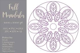Download Mandala Svg Bundle Split Mandala Half 30 Graphic By Alyviaskye Creative Fabrica