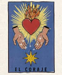 El Coraje Tarot Cards Art Art Collage Wall Hippie Art