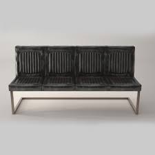 Since 1875 we've been grateful to have customers come back to us again and again. Black Vintage Leather Banquette Bench With Back Industrial Chic Style Furniture Oli Grace