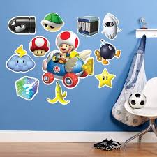 mario kart wii toad giant wall decal check this awesome product by going to the link at the image note i mario kart wii mario kart mario bros party supplies