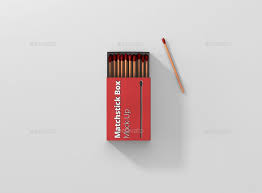 Match Box Mock Up Presentation Template Free Matchbox Presentation Templates