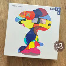 This puzzle has been designed and made exclusively for the ngv design store in celebration of the exhibition kaws: à¸¥ à¸à¸„ à¸²à¸–à¸²à¸¡à¸ à¸™à¹€à¸‚ à¸²à¸¡à¸²à¹€à¸¢à¸­à¸°à¸¡à¸²à¸ Tinypieces Jigsaw à¸ˆ à¸à¸‹à¸­à¸§ Facebook