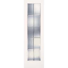 Slab dutch doors can be made to 1 3/8 thick for industry standard interior door replacements. Feather River Doors 24 In X 80 In 10 Lite Clear Bevel Zinc Smooth Primed Mdf Interior Door Slab Pm15012068z375 The Home Depot