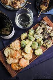 Japanese Izakaya Winter Vegetable Tempura La Crema Recipe Vegetable Tempura Tempura Winter Vegetables