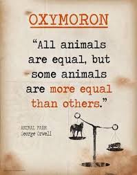 Oxymoron Featuring Quote From George Orwell S Animal Farm Literary Terms 2 Art Print Chris Rice Art Com Animal Farm Quotes Literary Terms Quote Posters