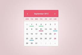 Simple Sweet Calendar Widget Kalendar Sajt