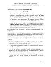 Sample of partnership agreement in malaysia downloadable. Llp Agreement Doc Limited Liability Partnership Agreement Ferris Wheel Beauty Limited Liability Partnership This Agreement Of Llp Is Made As Of 1st Course Hero