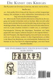 Manchmal brauche ich nur eine dosis von girly liebesromane. Die Kunst Des Krieges Der Bedeutendste Strategie Ratgeber Aller Zeiten German Edition Sun Tsu Eclassica 9781479322718 Amazon Com Books