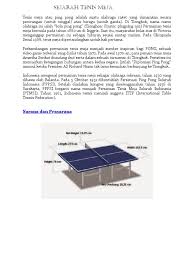 Check spelling or type a new query. Tenis Meja Atau Ping Pong Adalah Suatu Olahraga Raket Yang Dimainkan Secara Perorangan Pdf