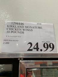 See more global product types. Costco Chicken Wings Kirkland Signature 10 Lbs Costco Fan