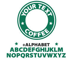 Starbucks Svg Starbucks Custom Logo Template Svg Coffee Svg Coffee Svg Custom Logos Cricut