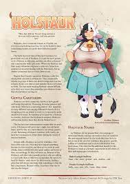 Dungeon Master Tuz's Tools of Trade — Holstaur Monster Girl Player Race by  DM Tuz...