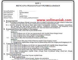 Download lengkap format buku siswa madrasah ibtidaiyah mapel ski. Download Rpp Aqidah Akhlak Kurikulum 2013 Untuk Mts Dari Kelas 7 8 Dan 9 Permainan Bola Voli