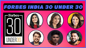 For example, the 30 under 30 form lets people nominate themselves or someone else. Forbes India 30 Under 30 Meet The Class Of 2021 Shefali Vijaywargiya Ashish Chanchlani Ritviz Youtube