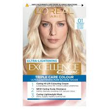 2 for £11 on selected loreal paris excellence…2 for £11. Excellence Creme Blondes Supreme Lightest Blonde Hair Dye Sainsbury S