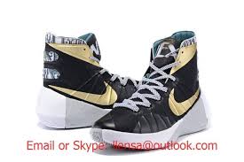 Black And Gold Nike High Tops Nike Hyperdunk 2015 Black Gold White Basketball Shoes High Top Basketball Shoes White Basketball Shoes Black Shoes