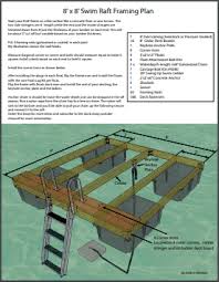 Purchase or find four 30 gallon plastic drums for your diy floating deck project. Buy A Swim Raft Floating Dock Plan 8 X 8 Online Today